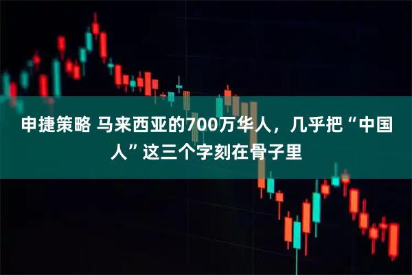 申捷策略 马来西亚的700万华人，几乎把“中国人”这三个字刻在骨子里