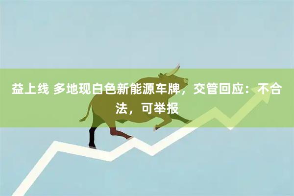 益上线 多地现白色新能源车牌，交管回应：不合法，可举报